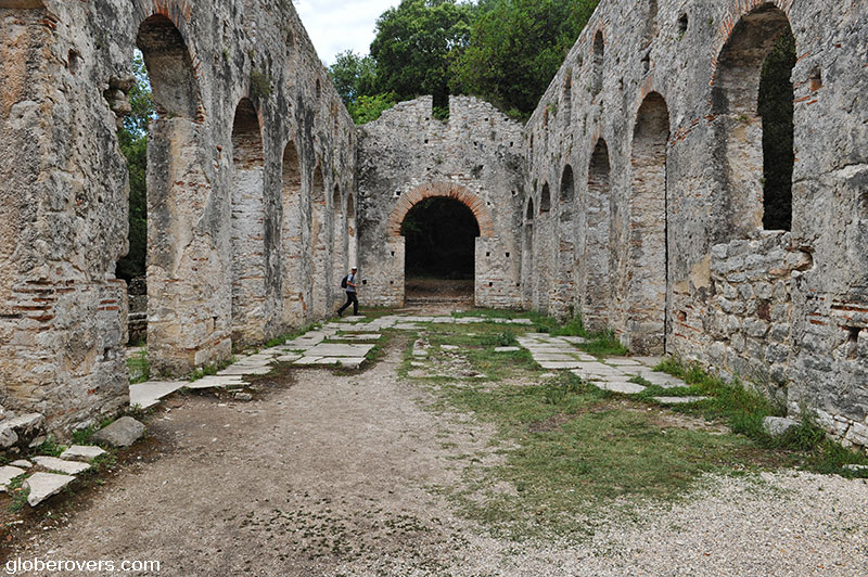 The Great Basilica, Butrint archeological site, Albania