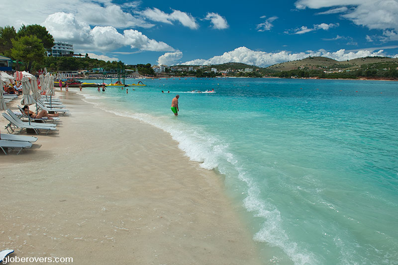 Turquoise waters of Ksamil beaches, Albania