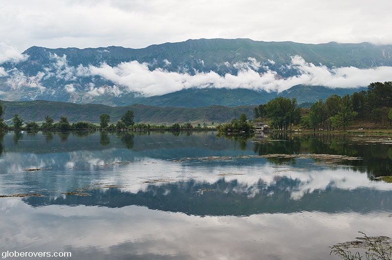 Lake Liqeni i Viroit, near Gjirokaster, Albania