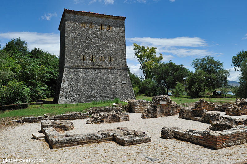 Venetian Tower, Butrint archeological site, Albania