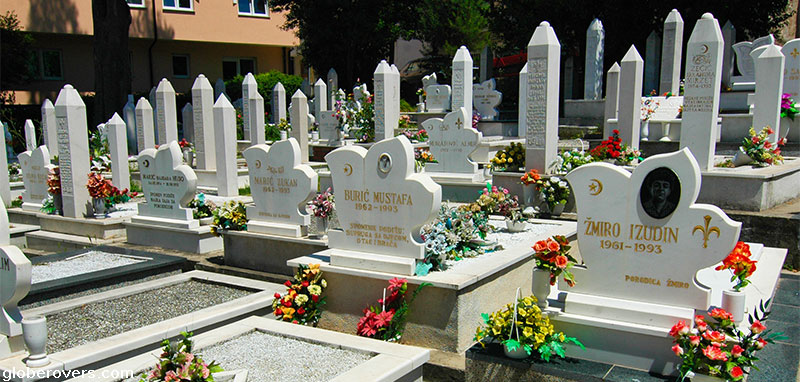 Graveyard, Mostar, Bosnia & Herzegovina
