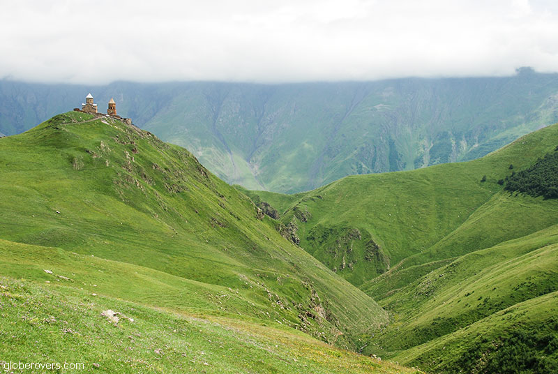 Tsminda Sameba Church near Kazbegi, Georgia