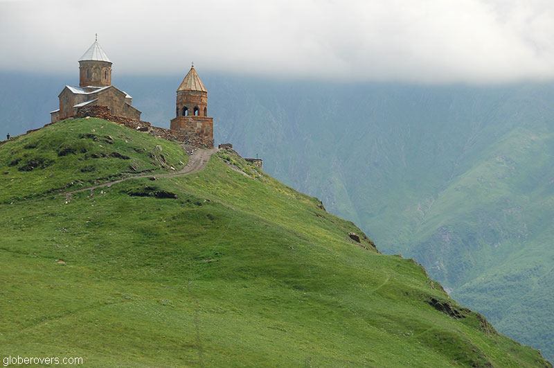 Tsminda Sameba Church near Kazbegi, Georgia