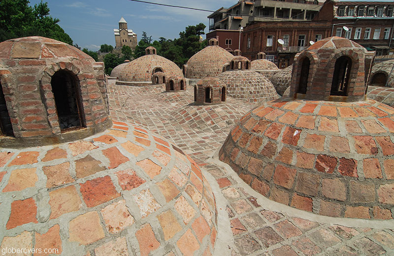 Roof of the sulphur baths of Tbilisi