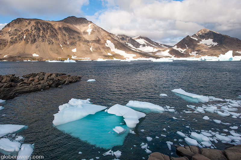Floating ice, Kulusuk, Greenland