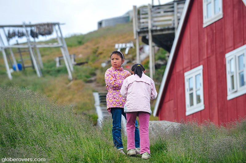 Girls, Kulusuk, Greenland