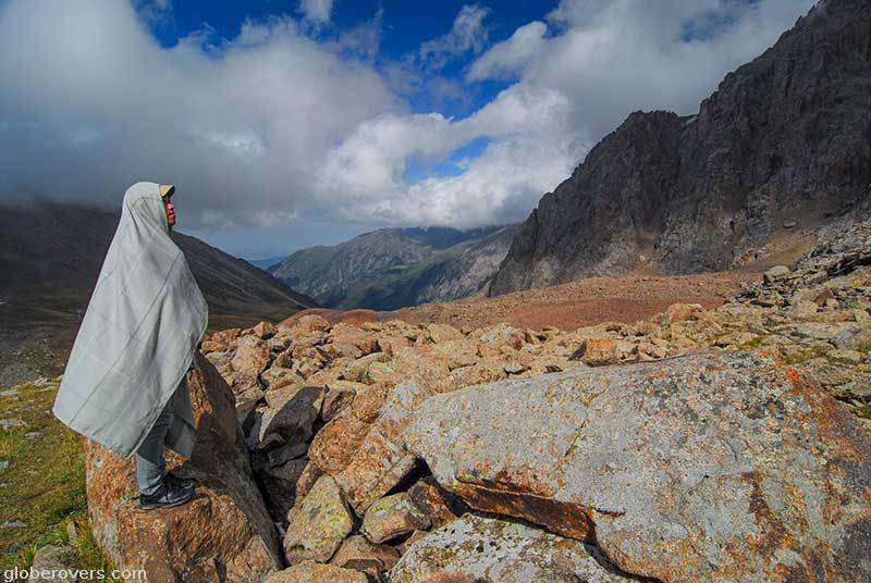 Shymbulak Ski Resort area in upper part of Medeu Valley in the Zaiilisky Alatau mountain range outside Almaty, Kazakhstan
