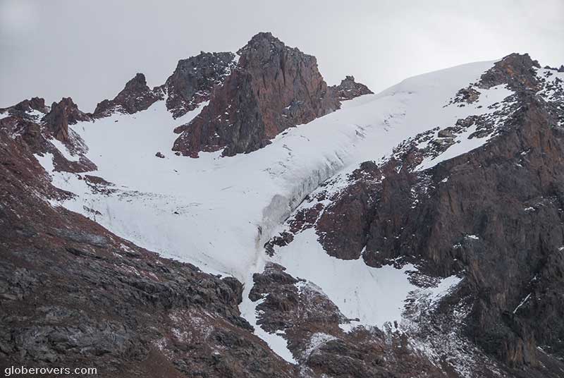 Shymbulak Ski Resort area in upper part of Medeu Valley in the Zaiilisky Alatau mountain range outside Almaty