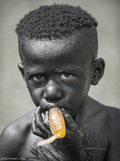 Portraits, Papua New Guinea boy