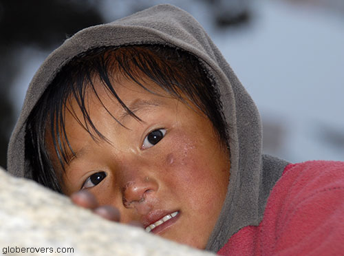 Girl at Khumjung, Nepal