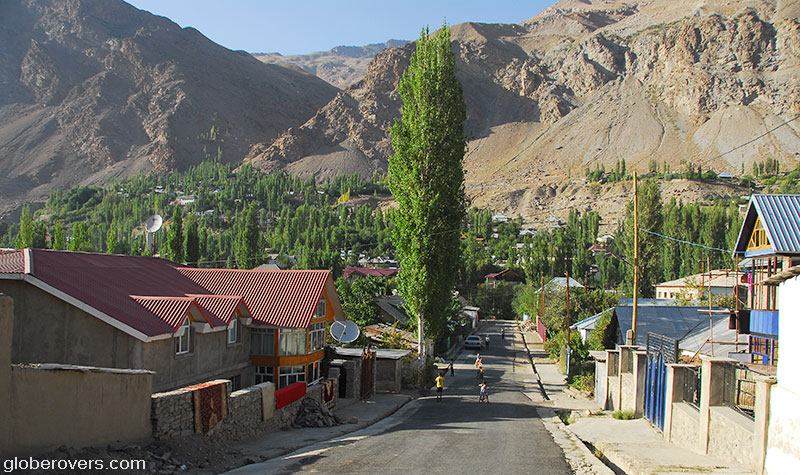 The town of Khorugh (or Khorog), Gorno-Badakhshan Autonomous Region (GBAO), Tajikistan.