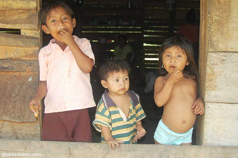 Kekchi Mayan Kids, Laguna village, Belize