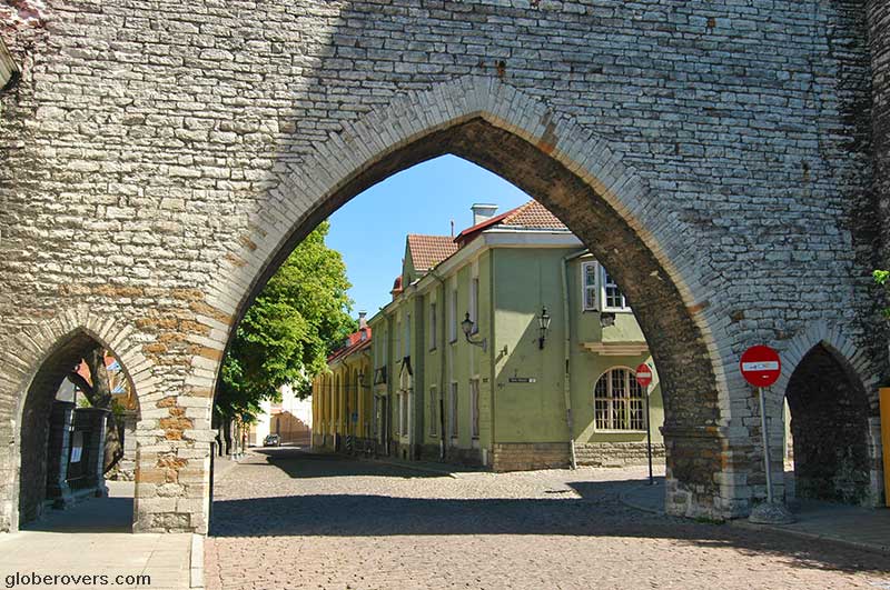 Arch in the City Walls, Tallinn, Estonia