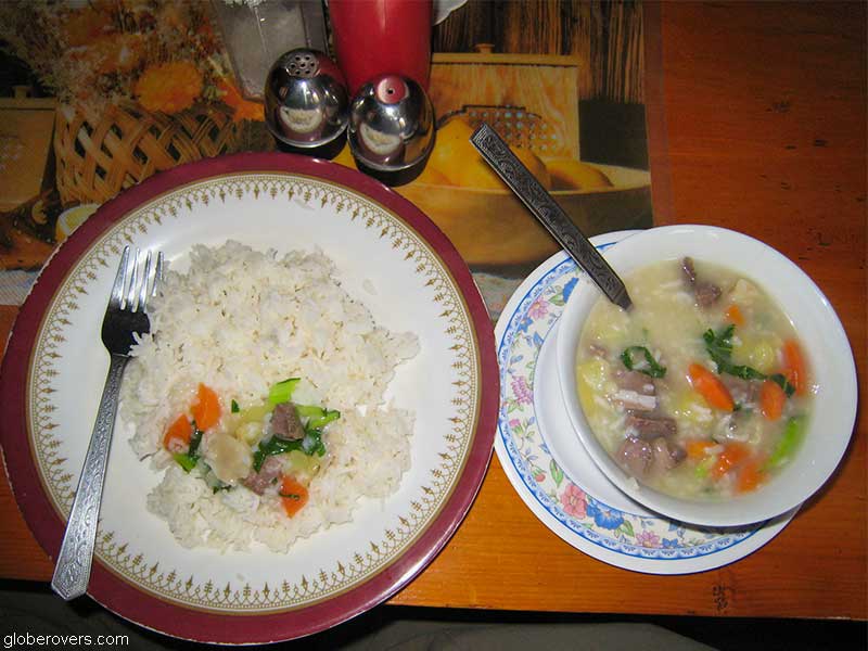 Food, Namche Bazar, Himalayas, Nepal