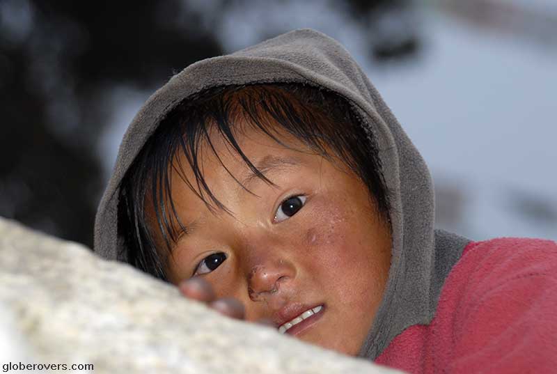 Girl in Khumjung, Himalayas, Nepal