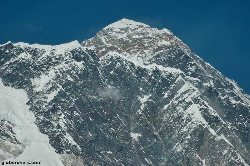 Everest in the middle, view from Tengboche, Himalayas, Nepal