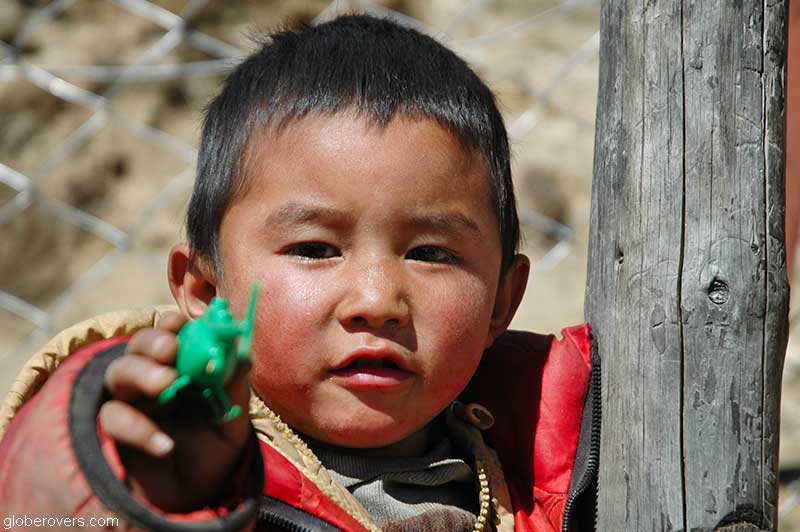 Boy,  Namche Bazar, Himalayas, Nepal
