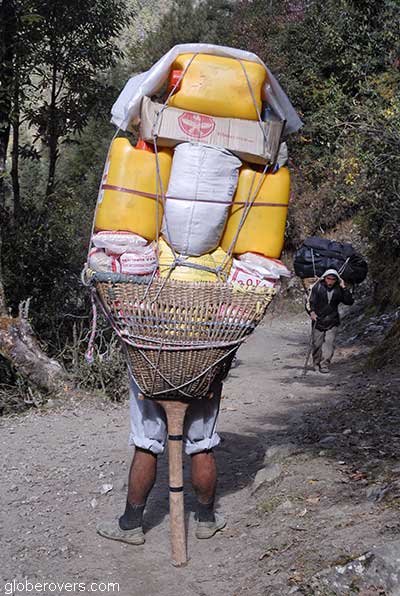 Porter, Himalayas, Nepal