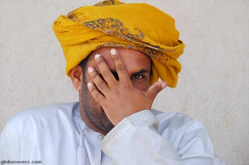 Man at souk in Nizwa, Oman
