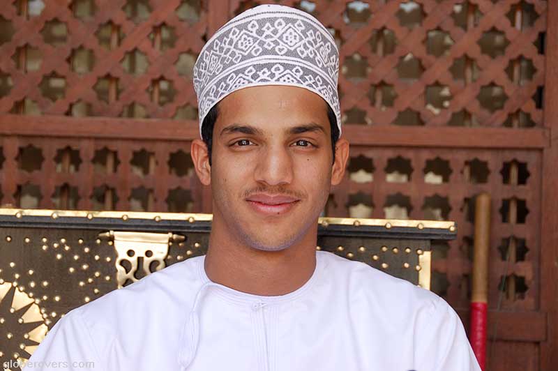 Man at souk in Nizwa, Oman