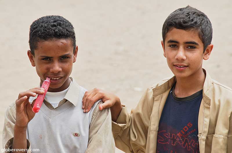 Boys, Al-Mahwit, Yemen