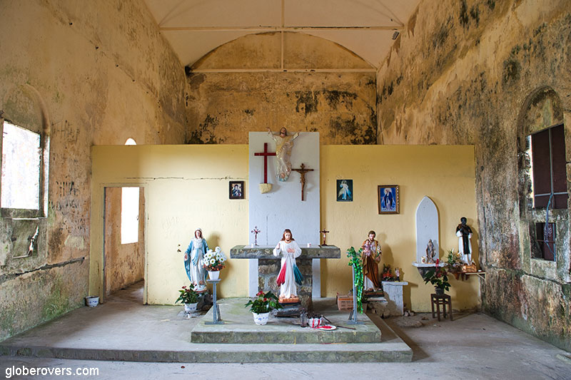 Ruins of the Bokor Old Catholic Church, Bokor National Park, Kampot, Cambodia