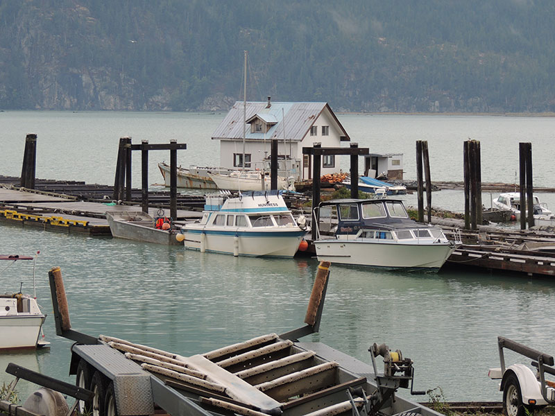 The Bella Coola Harbour, Canada