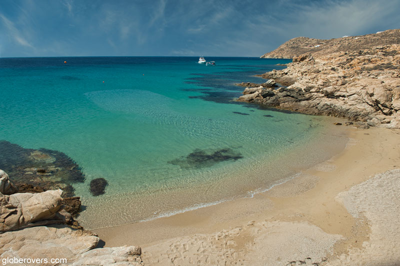 Elia beach, Mykonos Island, Greece