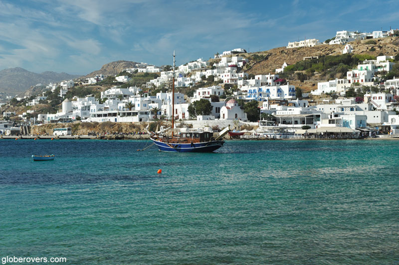 Old Port City of Mykonos Island, Greece