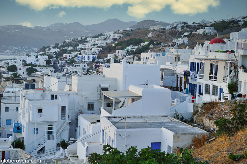 Old Port City of Mykonos Island, Greece