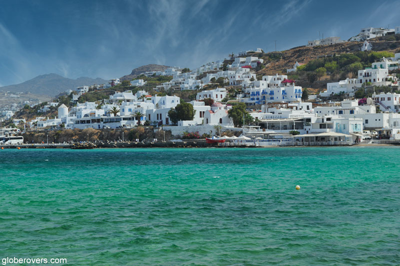 Old Port City of Mykonos Island, Greece