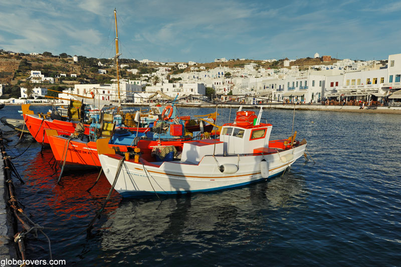 Harbour, Old Port City of Mykonos Island, Greece