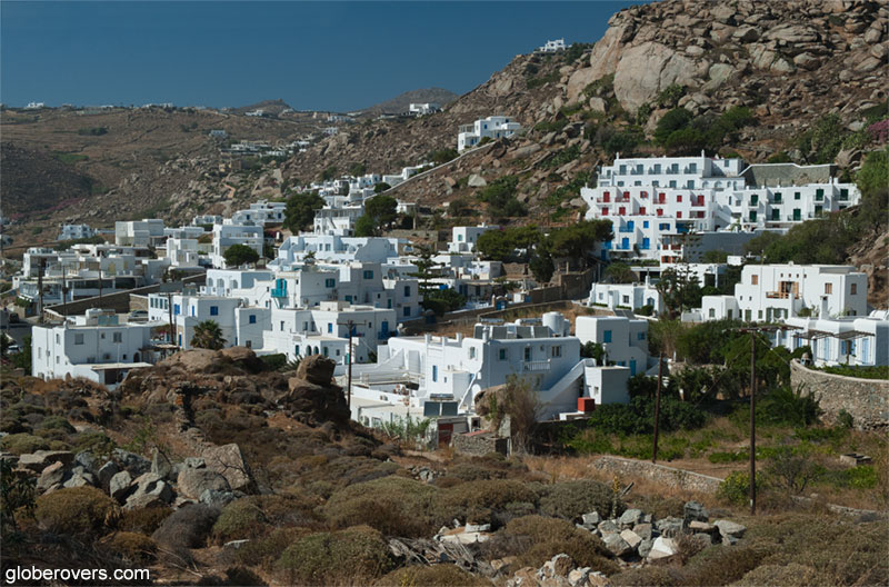 Old Port City of Mykonos Island, Greece