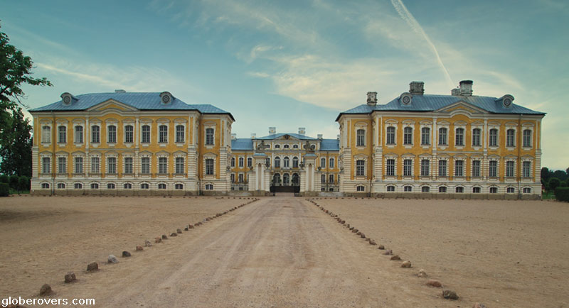 Rundale Palace and gardens, Rundale, Latvia