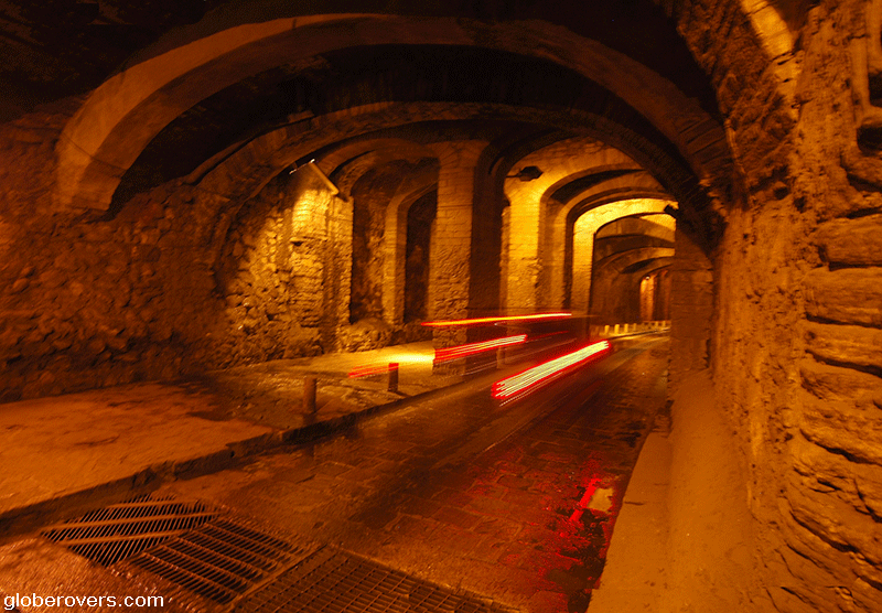 Underground roads, Guanajuato, Mexico