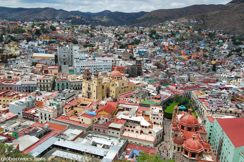 View from hill, Guanajuato, Mexico