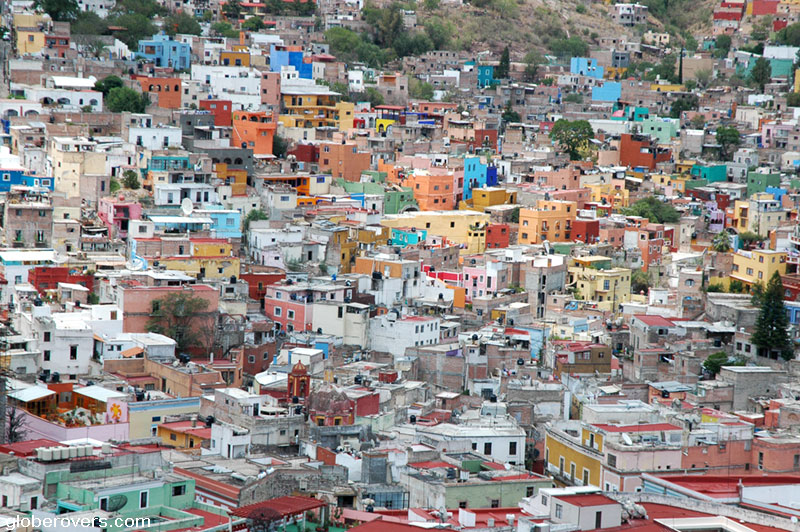View from hill, Guanajuato, Mexico