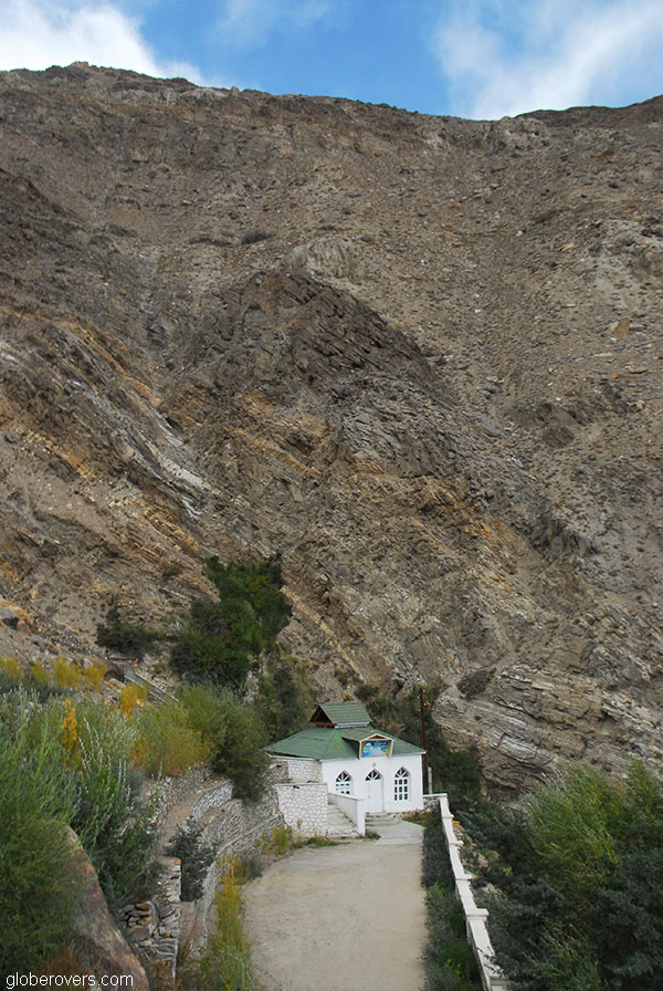 At Bibi-Fatima Hot Springs, driving from Ishkashim to Murgab along the Wakhan Valley, Tajikistan