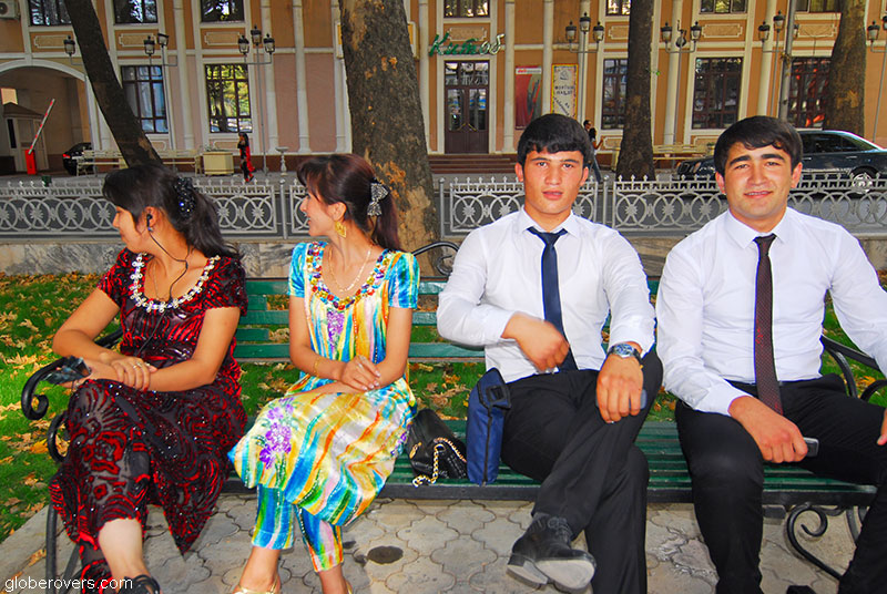 Boys and girls, Dushanbe, Tajikistan