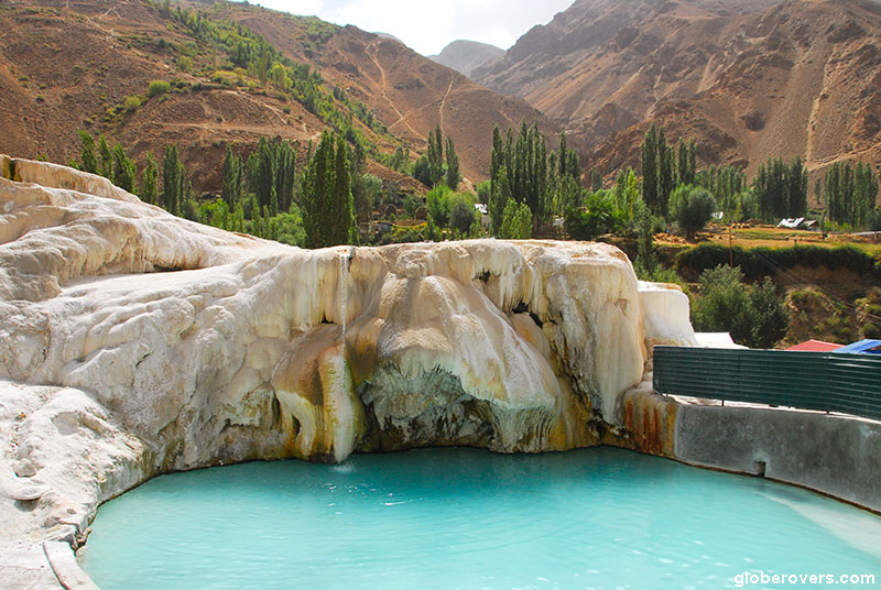 Garam Chashma Hot Springs between Khorog and Ishkashim, Tajikistan