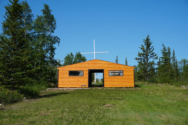 The church at Mission Island, Fort Resolution, Canada