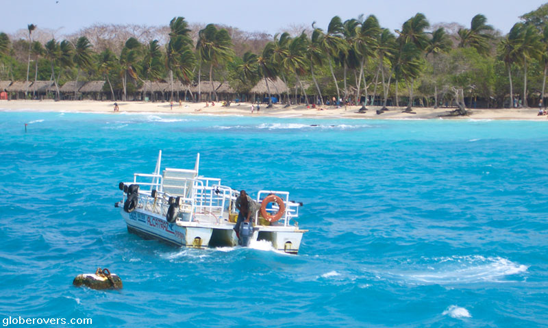 White Beach near Cartagena, Colombia