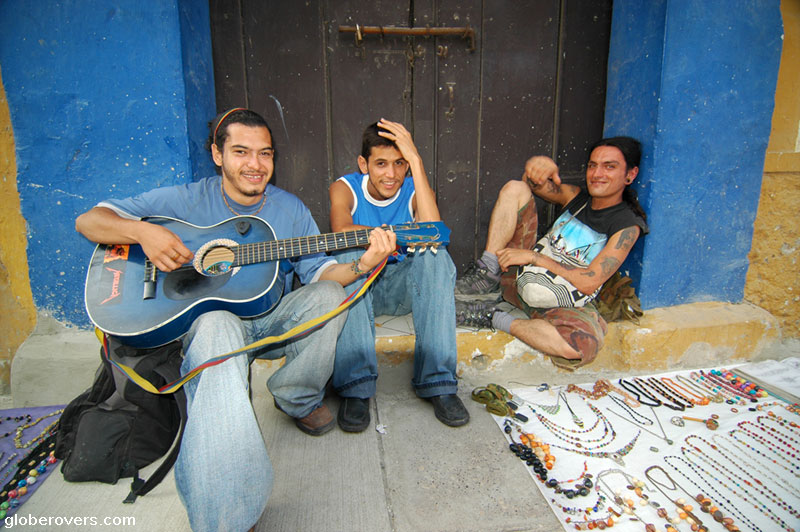 Another lazy day on the streets of Cartagena, Colombia