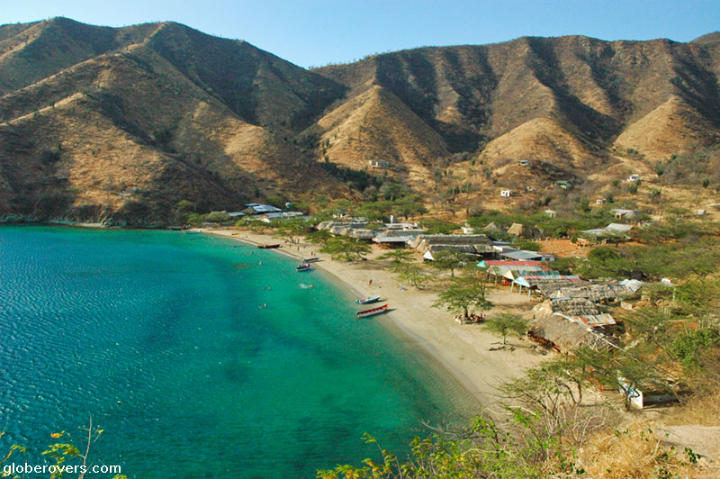 Caribbean Sea, Playa Grande near Taganga fishing village, Colombia