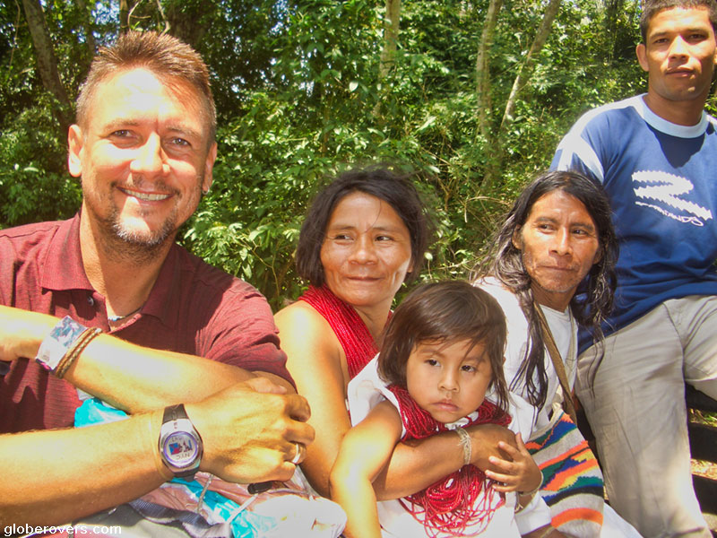 Family at Tayrona National Park, Colombia