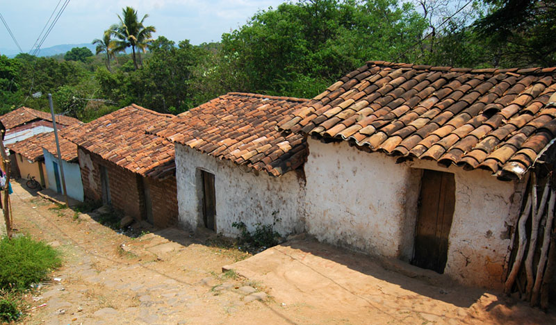 Houses in Suchitoto, El Salvador