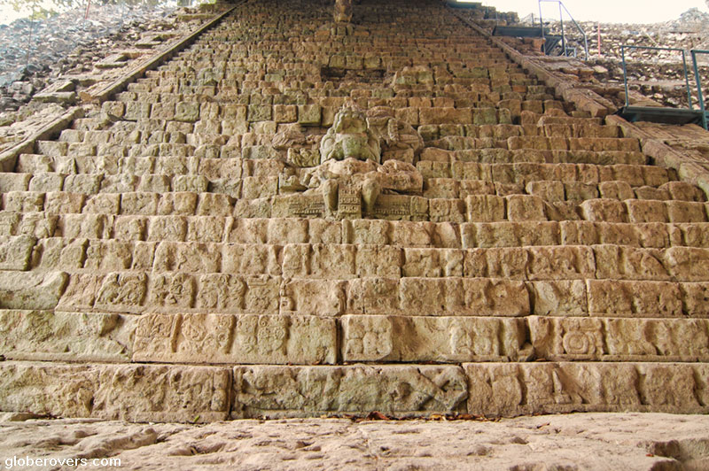 Hieroglyphic Stairway, Copan Archaelogical Ruins, Honduras
