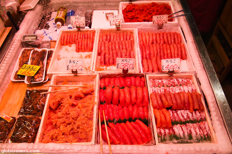 Seafood market, Goshogawara, Tohoku Region, Japan