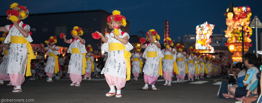 Tachineputa Matsuri festival, Goshogawara, Tohoku Region, Japan