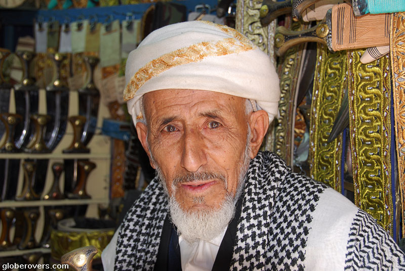 Old man, Sana'a, Yemen